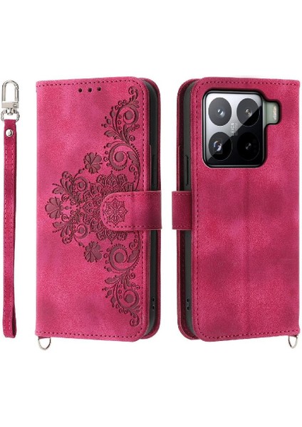 Xiaomi 15 Kabartmalı Bileklik Darbeye Dayanıklı Çoklu Kredi Kartı Için Flip Case (Yurt Dışından) indirimleri