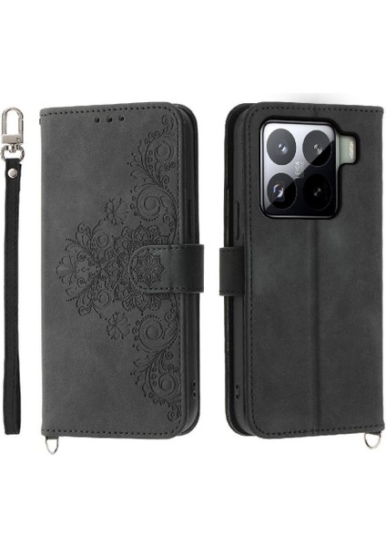 Xiaomi 15 Kabartmalı Bileklik Darbeye Dayanıklı Çoklu Kredi Kartı Için Flip Case (Yurt Dışından) fırsatları