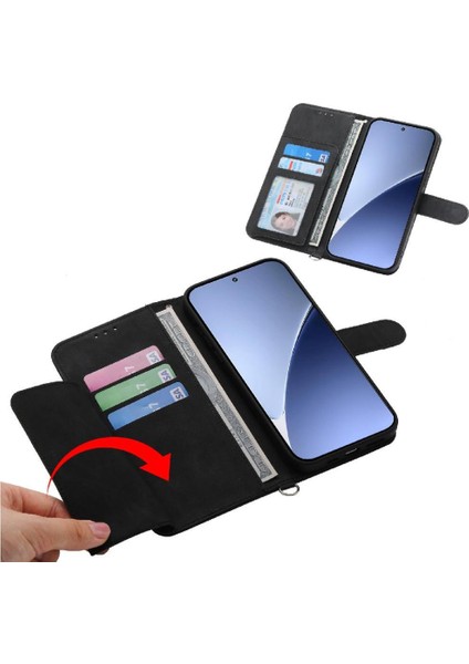 Xiaomi 15 Kabartmalı Bileklik Darbeye Dayanıklı Çoklu Kredi Kartı Için Flip Case (Yurt Dışından) indirimleri