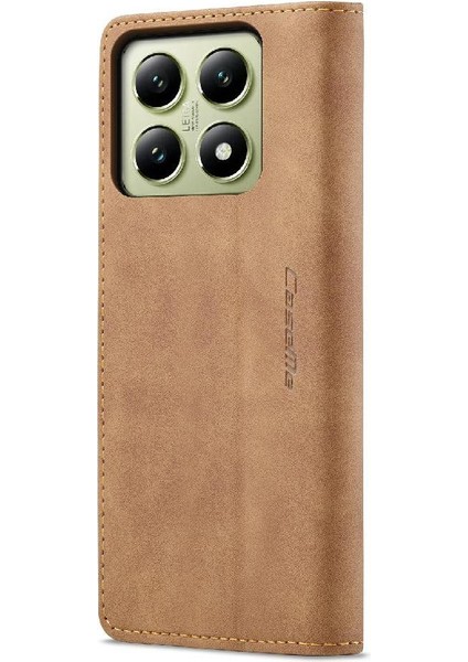Xiaomi 14T Pro 5g Vintage Pu Deri Cüzdan Kılıf Kart Yuvası Için Flip Case (Yurt Dışından) fiyatları