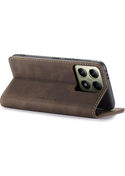 Xiaomi 14T Pro 5g Vintage Pu Deri Cüzdan Kılıf Kart Yuvası Için Flip Case (Yurt Dışından) fiyatları