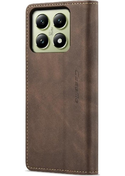 Xiaomi 14T Pro 5g Vintage Pu Deri Cüzdan Kılıf Kart Yuvası Için Flip Case (Yurt Dışından) fırsatları