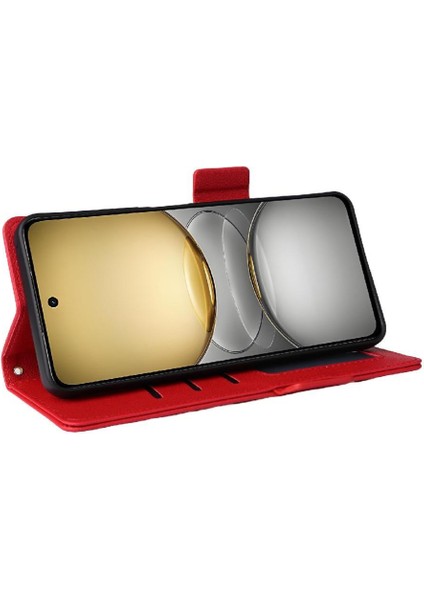 Realme Için Flip Case 5g Manyetik Cüzdan Pu Deri Yan Toka Kartı (Yurt Dışından) fiyatları