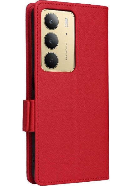 Realme Için Flip Case 5g Manyetik Cüzdan Pu Deri Yan Toka Kartı (Yurt Dışından) fırsatları