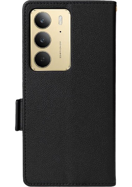 Realme Için Flip Case 5g Manyetik Cüzdan Pu Deri Yan Toka Kartı (Yurt Dışından) fırsatları