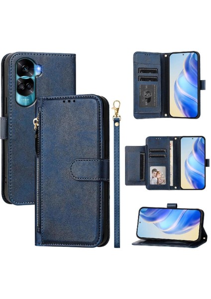 Honor 90 Lite 5g Premium Fermuarlı Deri Çapraz Askılı Uzun Askılı Cüzdan Kılıf Kapaklı Kartlıklı (Yurt Dışından) indirimleri