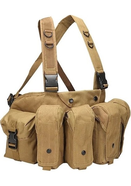 Haki W61 x H18CM Taktik Dişli Plaka Taşıyıcı Ekipmanları Askeri Molle Yelek Avcılık Uzatma Sistemi Cs Eğitim Ekipmanları Güvenlik Wargame (Yurt Dışından)