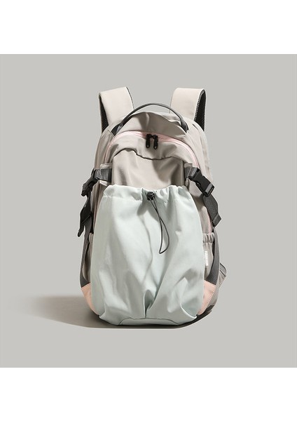 Moda Büyük Kapasiteli Hafif Sırt Çantası Ortaokul Lise Öğrencisi Okul Çantası Kısa Mesafe Seyahat Çantası (Yurt Dışından)