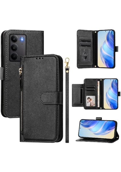 Realme C75 4g Pu Deri Manyetik Fermuar Kart Tutucu Için Flip Case (Yurt Dışından) indirimleri
