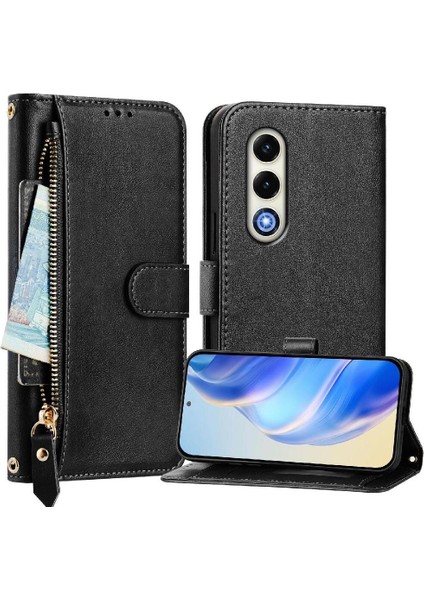 Itel Flip 4g Pu Deri Manyetik Kart Tutucu Fermuar Için Flip Case (Yurt Dışından) indirimleri