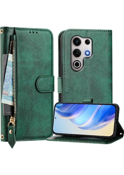 Itel Flip Ultra 4g Fermuar Kart Tutucu Için Flip Case Pu Deri Manyetik (Yurt Dışından) indirimleri