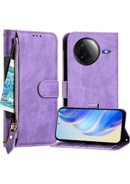 Xiaomi Poco F7 Ultra 5g Fermuar Kart Tutucu Pu Deri Için Flip Case (Yurt Dışından) indirimleri