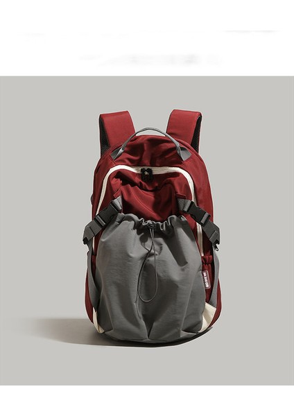 Moda Büyük Kapasiteli Hafif Sırt Çantası Ortaokul Lise Öğrencisi Okul Çantası Kısa Mesafe Seyahat Çantası (Yurt Dışından)