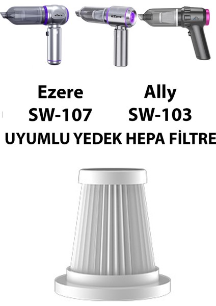 SW-107 ve Ally SW-103 ile Uyumlu Yedek Filtre fiyatları