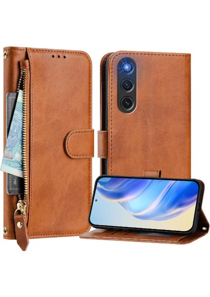 Zte Nubia Redmagic 10 Hava Pu Deri Manyetik Kart Tutucu Için Flip Case (Yurt Dışından)