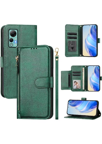 Ulefone Note 14 Premium Fermuarlı Deri Çapraz Askılı Uzun Askılı Cüzdan Kılıf Kapaklı Kartlıklı (Yurt Dışından) indirimleri