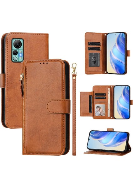 Ulefone Note 14 Premium Fermuarlı Deri Çapraz Askılı Uzun Askılı Cüzdan Kılıf Kapaklı Kartlıklı (Yurt Dışından) indirimleri
