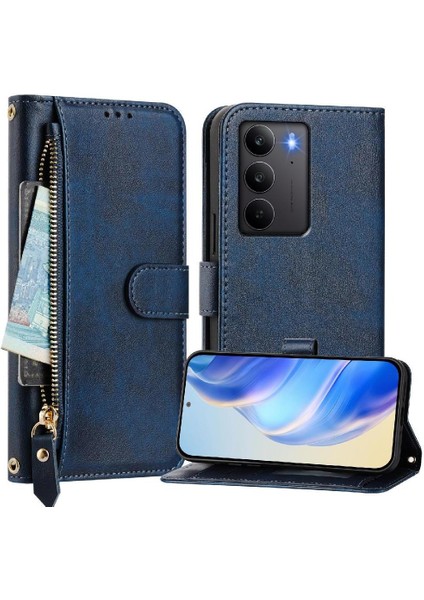 Realme C75 4g Premium Fermuarlı Deri Çapraz Askılı Uzun Askılı Cüzdan Kılıf Kapaklı Kartlıklı (Yurt Dışından) fırsatları