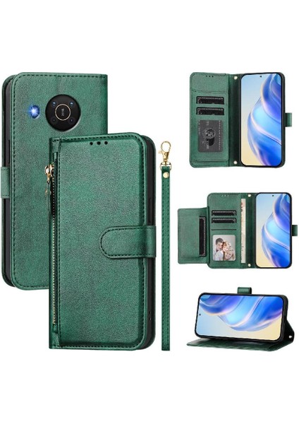 Nokia X10 Premium Fermuarlı Deri Çapraz Askılı Uzun Askılı Cüzdan Kılıf Kapaklı Kartlıklı (Yurt Dışından) indirimleri