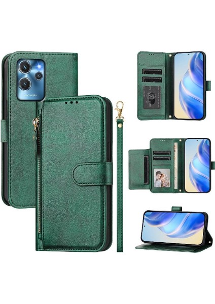 Oukitel C32 Premium Fermuarlı Deri Çapraz Askılı Uzun Askılı Cüzdan Kılıf Kapaklı Kartlıklı (Yurt Dışından) indirimleri