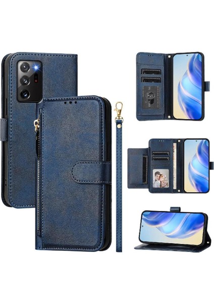 Samsung Galaxy Note 20 Ultra Premium Fermuarlı Deri Çapraz Askılı Uzun Askılı Cüzdan Kılıf Kapaklı Kartlıklı (Yurt Dışından) indirimleri