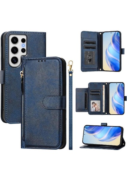 Samsung Galaxy S24 Ultra 5g Premium Fermuarlı Deri Çapraz Askılı Uzun Askılı Cüzdan Kılıf Kapaklı Kartlıklı (Yurt Dışından) indirimleri