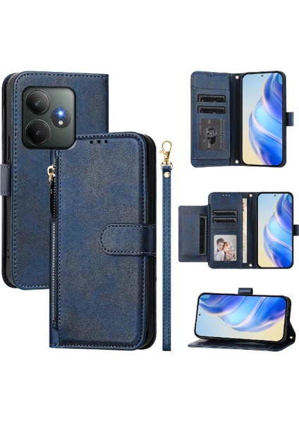 Realme Gt Neo 6 5g Premium Fermuarlı Deri Çapraz Askılı Uzun Askılı Cüzdan Kılıf Kapaklı Kartlıklı (Yurt Dışından) indirimleri