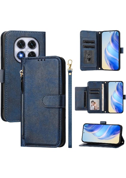 Xiaomi Poco X7 Premium Fermuarlı Deri Çapraz Askılı Uzun Askılı Cüzdan Kılıf Kapaklı Kartlıklı (Yurt Dışından) modelleri