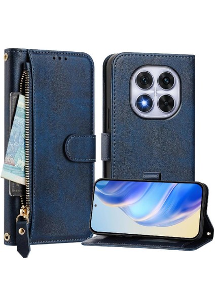 Xiaomi Poco X7 Premium Fermuarlı Deri Çapraz Askılı Uzun Askılı Cüzdan Kılıf Kapaklı Kartlıklı (Yurt Dışından) fırsatları