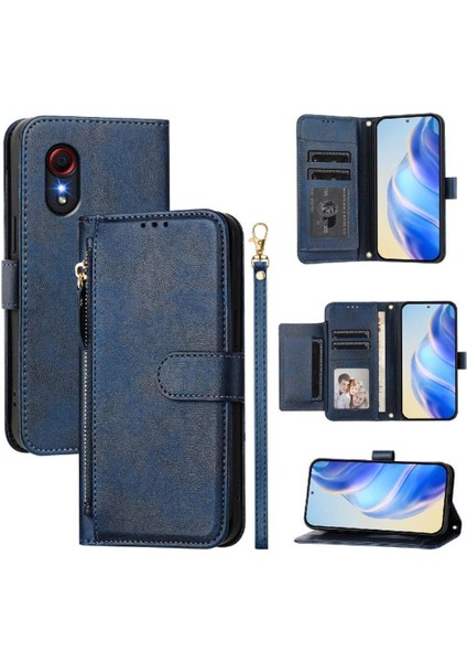 Samsung Galaxy Xcover 5 Premium Fermuarlı Deri Çapraz Askılı Uzun Askılı Cüzdan Kılıf Kapaklı Kartlıklı (Yurt Dışından) indirimleri