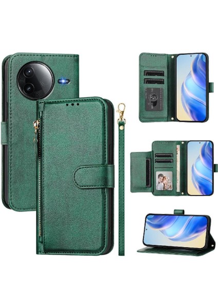 Xiaomi Poco F7 Ultra 5g Fermuar Kart Tutucu Pu Deri Için Flip Case (Yurt Dışından) indirimleri