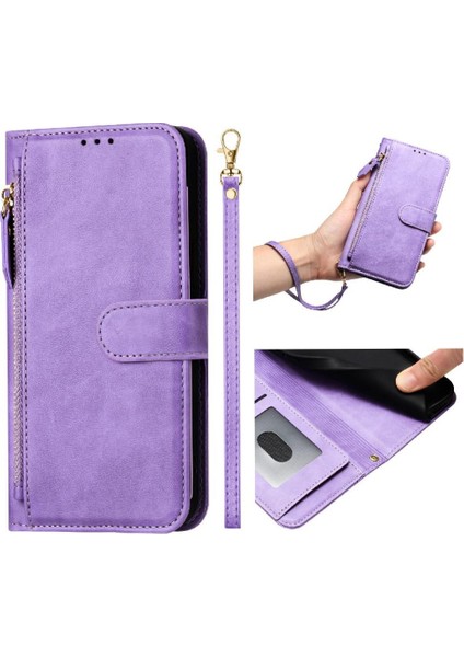 Xiaomi Poco F7 Pro 5g Için Flip Case Pu Deri Manyetik Kart Tutucu (Yurt Dışından)