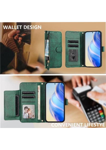 Tcl 503 Fermuar Kart Tutucu Pu Deri Manyetik Için Flip Case (Yurt Dışından) fırsatları
