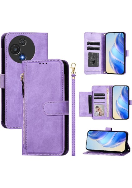 Tcl 60R Fermuar Pu Deri Manyetik Kart Tutucu Için Flip Case (Yurt Dışından) indirimleri