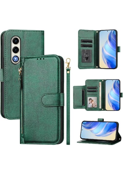 Itel Flip 4g Pu Deri Manyetik Kart Tutucu Fermuar Için Flip Case (Yurt Dışından) fırsatları