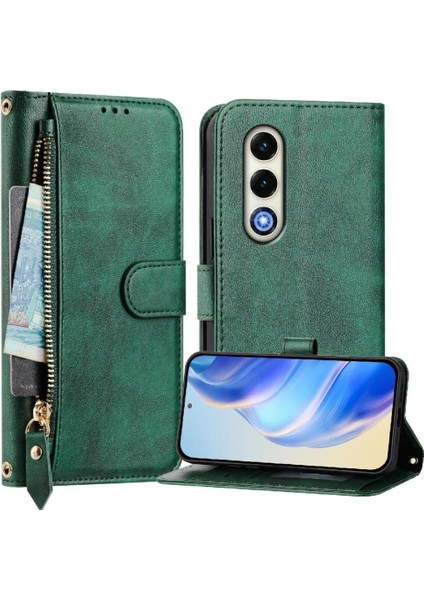 Itel Flip 4g Pu Deri Manyetik Kart Tutucu Fermuar Için Flip Case (Yurt Dışından) indirimleri