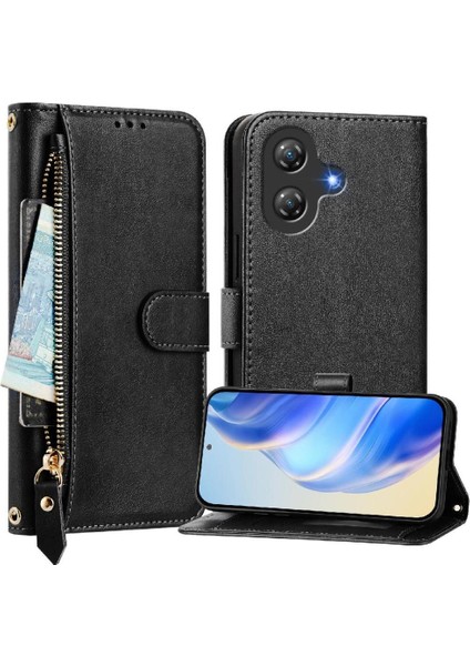 Ulefone Not 21 Için Flip Case Pu Deri Manyetik Kart Tutucu Fermuar (Yurt Dışından) fırsatları