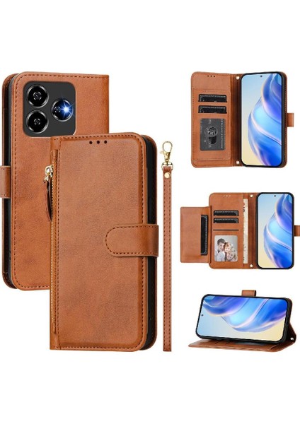 Zte Nubia V60 Tasarım Kart Tutucu Pu Deri Manyetik Için Flip Case (Yurt Dışından) indirimleri