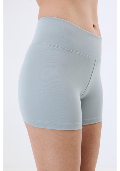 Active Kadın Yüksek Bel Şort Gri modelleri
