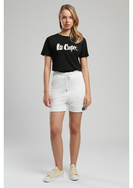 Julye Kadın Örme Şort Ekru Ekru