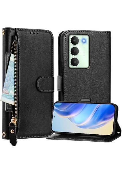 Realme C75 5g Fermuar Kart Tutucu Pu Deri Manyetik Için Flip Case (Yurt Dışından) indirimleri