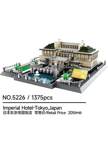 Ovozı Dünyaca Ünlü Mimari Puzzle Yapı Taşları Eğitici Oyuncaklar (Yurt Dışından)