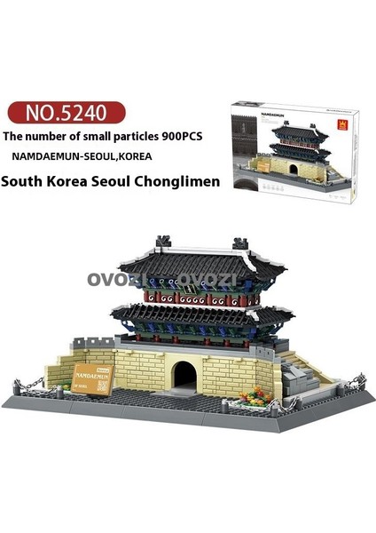 Ovozı Dünyaca Ünlü Mimari Puzzle Yapı Taşları Eğitici Oyuncaklar (Yurt Dışından)