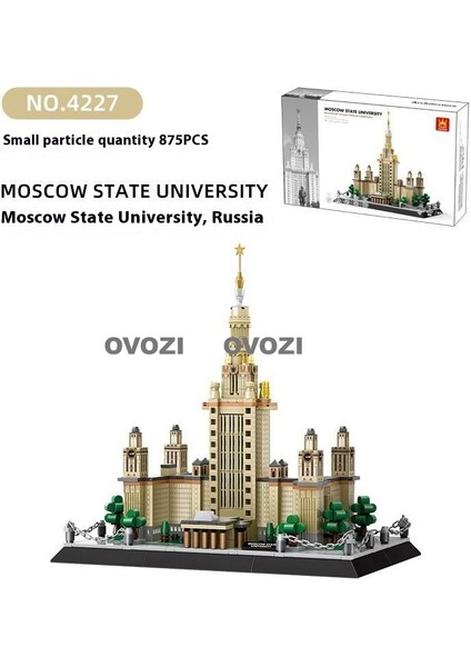 Ovozı Dünyaca Ünlü Mimari Puzzle Yapı Taşları Eğitici Oyuncaklar (Yurt Dışından)