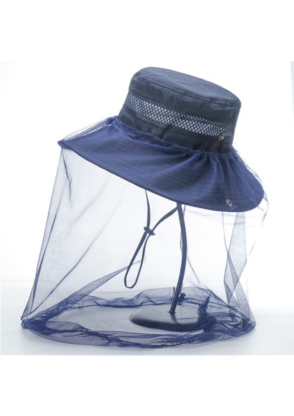 Açık Hava Fileli Sivrisinek Kovucu Şapka Güneş Kremi Çabuk Kuruyan Şapka (Yurt Dışından)