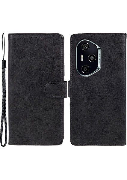 Honor 400 5g Dana Dokusu Pu Deri Cüzdan Koruyucu Telefon Kılıfı (Yurt Dışından)