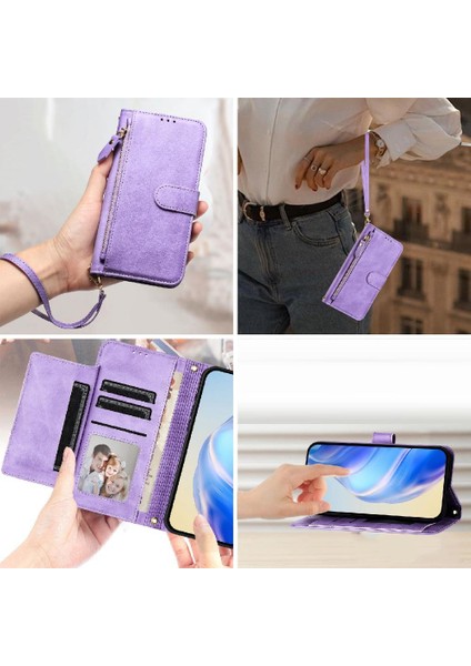 Zte Nubia Redmagic 10 Hava Pu Deri Manyetik Kart Tutucu Için Flip Case (Yurt Dışından)