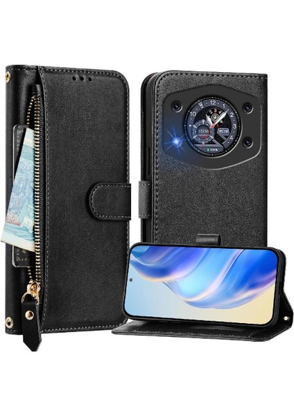 Cubot A30 Kart Tutucu Fermuar Pu Deri Manyetik Için Flip Case (Yurt Dışından) indirimleri