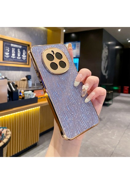 Honor Magic7 Pro 5g Galvanik Dalgalı Doku Pu + Tpu + Pc Telefon Arka Kapağı (Yurt Dışından)