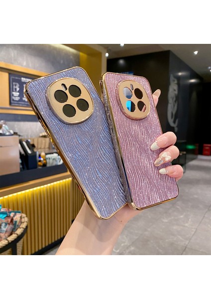Honor Magic7 Pro 5g Galvanik Dalgalı Doku Pu + Tpu + Pc Telefon Arka Kapağı (Yurt Dışından)